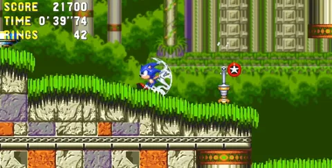Sonic 3 AIR - Angel Island Zone widescreen gameplay