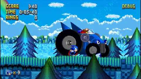 Sonic Before the Sequel '26 - Sonic facing an Eggman boss fight