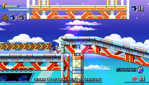 Sonic Dimensions - Omochao guide in the hub world