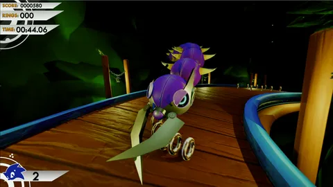 Sonic Encore - Mystic Cave Zone underground 3D environment