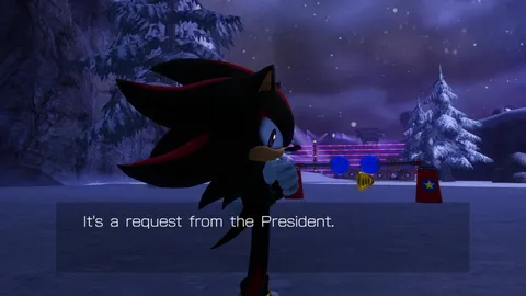 Sonic P-06 - Rouge flying through Kingdom Valley ruins