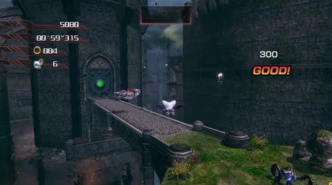 Sonic P-06 - Silver using psychokinesis powers in combat