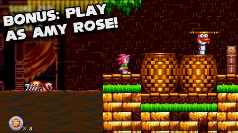 Sonic Triple Trouble 16-Bit - Tidal Plant Zone submarine section